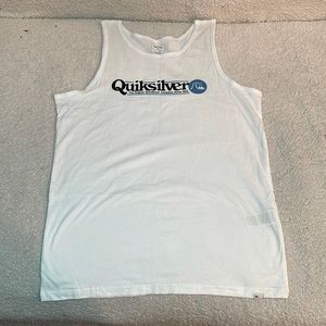QUICK SILVER WHITE TANK TOP